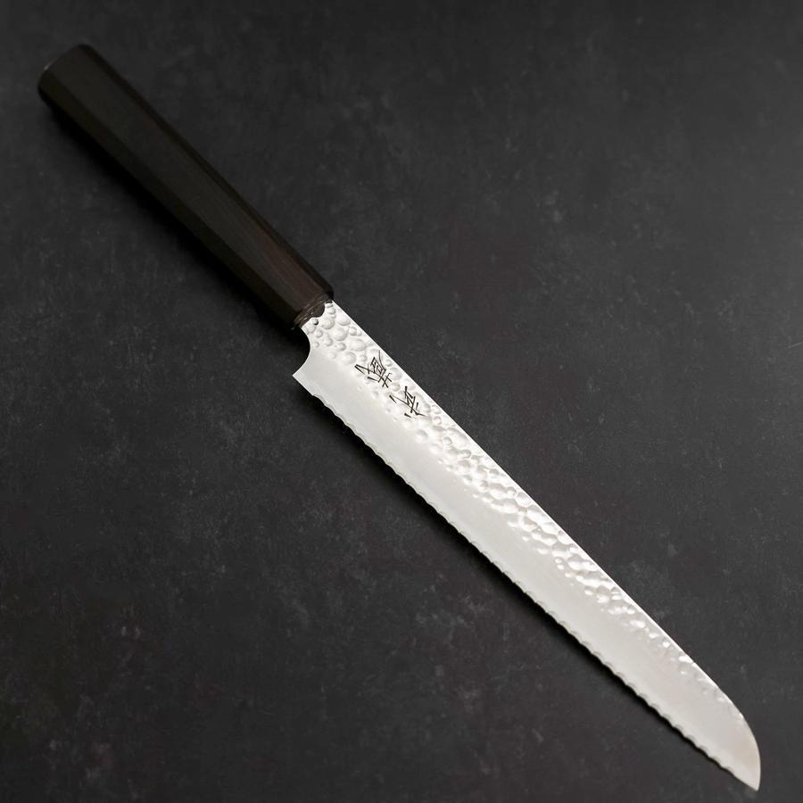 パン切り包丁 VG-10 槌目 黒檀柄 210mm – MUSASHI