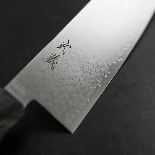 Bunka VG-10 Damascus Gray Birch Handle 180mm (7”)