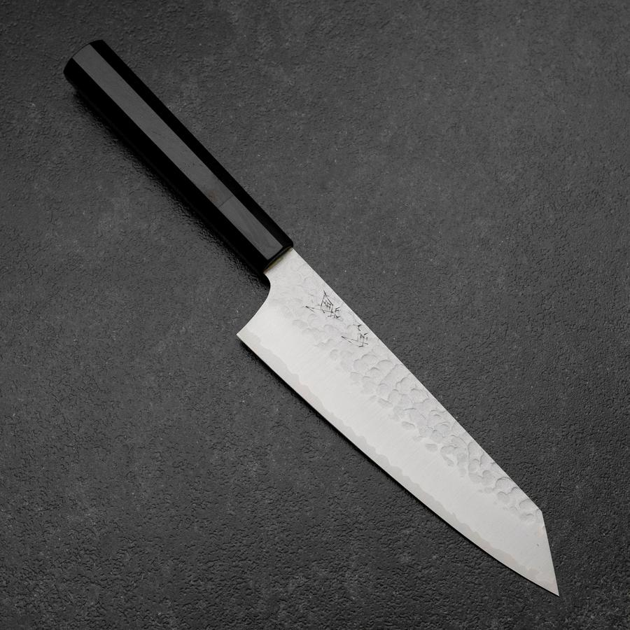文化包丁 VG-10 槌目 水牛黒檀柄 180mm – MUSASHI