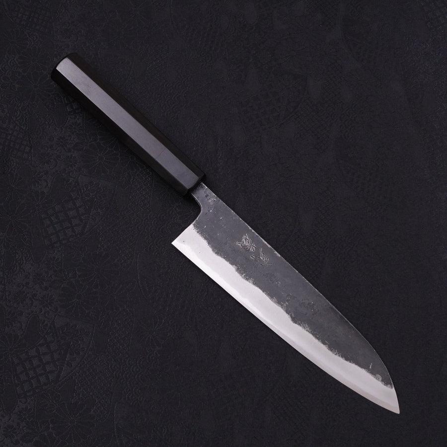 牛刀 青紙スーパー 黒打 黒檀水牛柄 180mm – MUSASHI