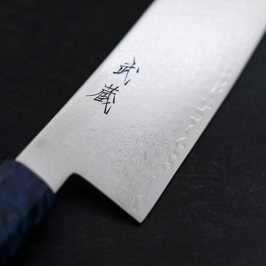 牛刀 VG-10 大馬士革 墨漆柄 210mm