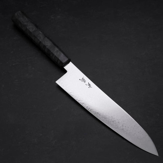 牛刀 VG-10 大馬士革 墨漆柄 210mm