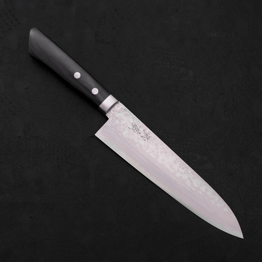 牛刀 VG-10 ダマスカス 洋風黒柄 180mm – MUSASHI