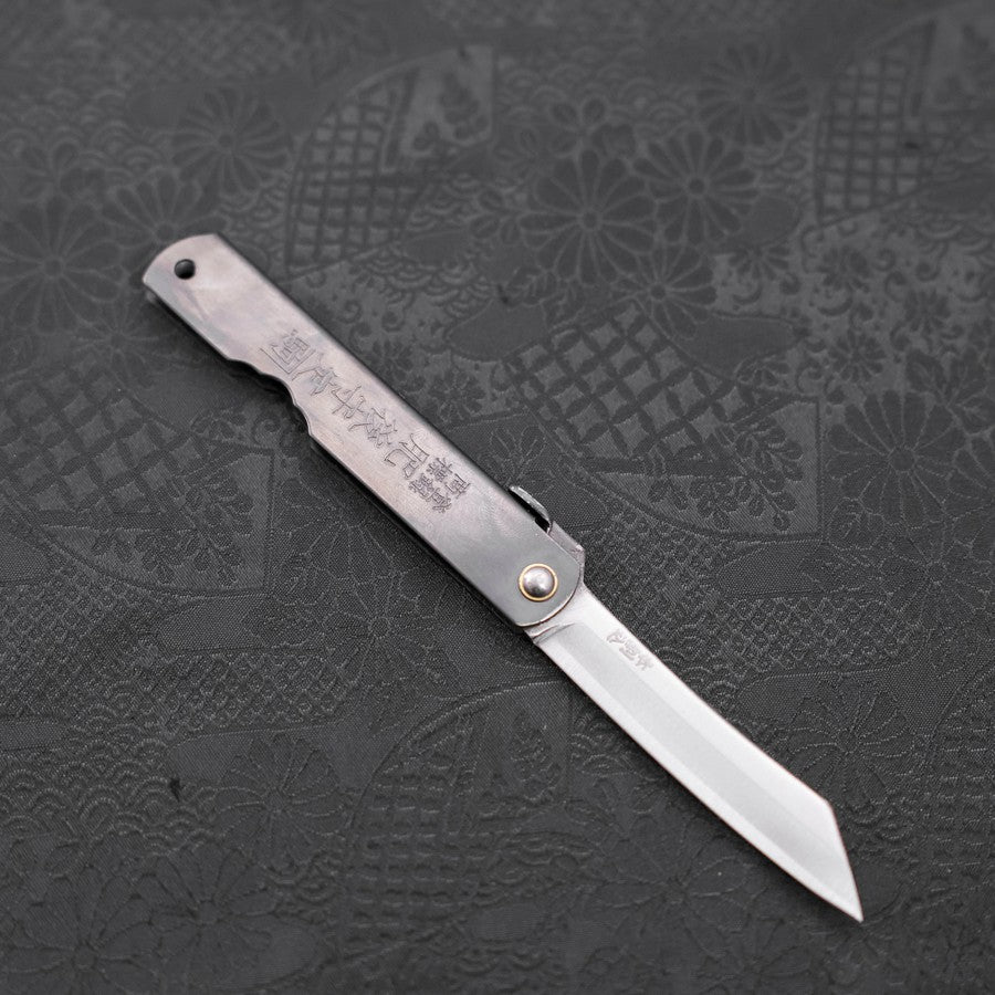 駒黒鋼付肥後守100mm – MUSASHI