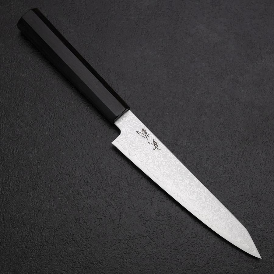 切付ペティ VG-10 ダマスカス 黒檀柄 130mm – MUSASHI