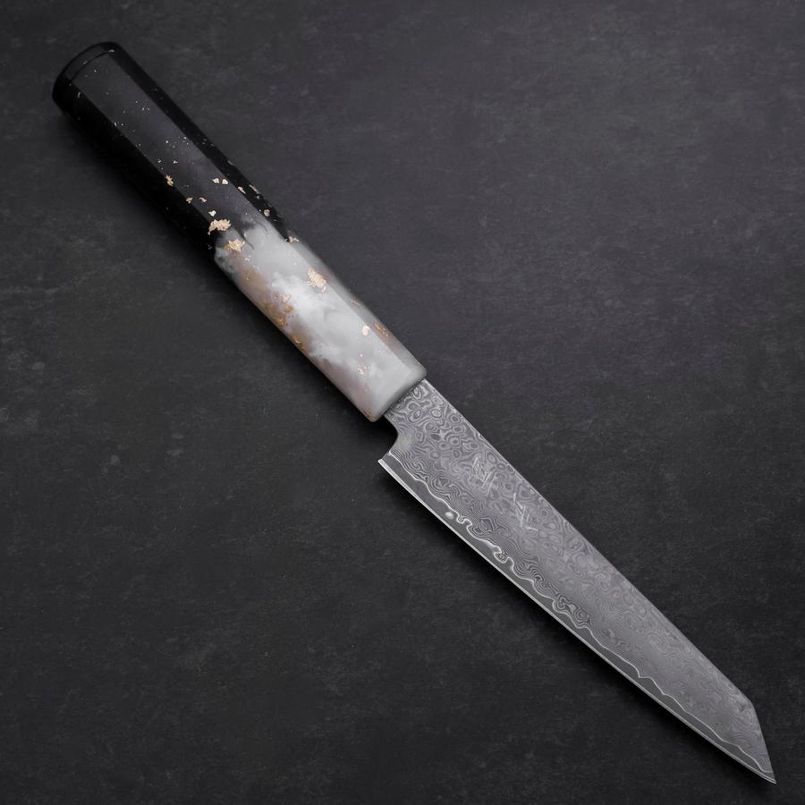 MUSASHI 切付ペティナイフ VG10 ダマスカス 黒檀柄 130mm 切付ペティ VG-10 ダマスカス 黒檀柄 130mm – MUSASHI