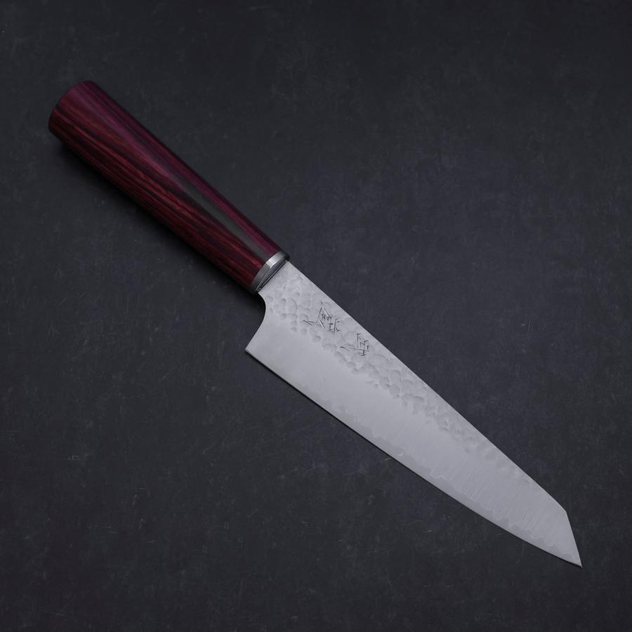 切付ペティナイフ VG-10 槌目 赤柄 150mm – MUSASHI