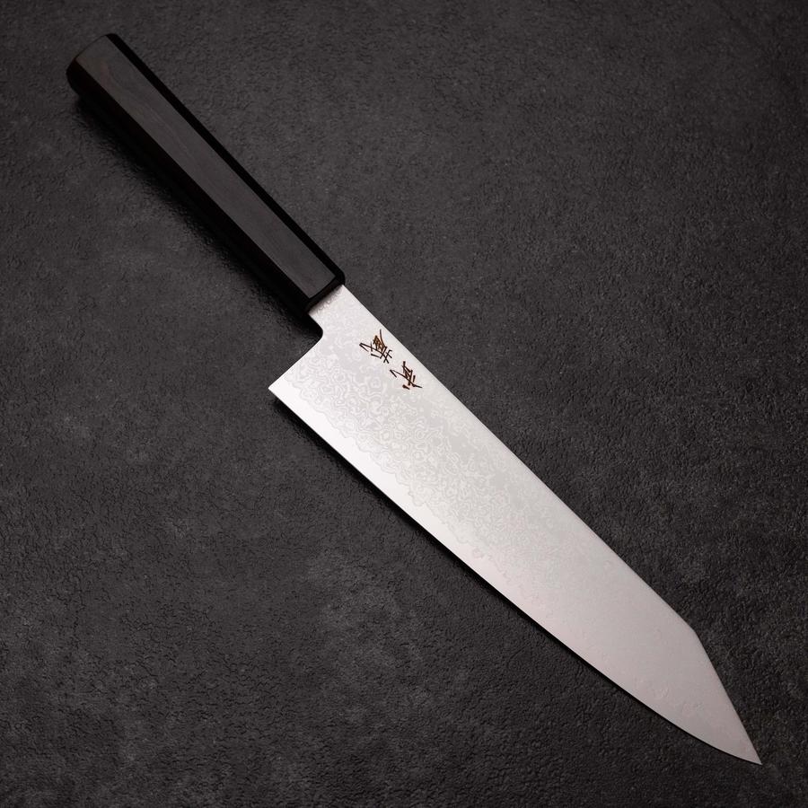 Kiritsuke VG-10 Damascus Ebony Handle 210mm (8.3”) – MUSASHI