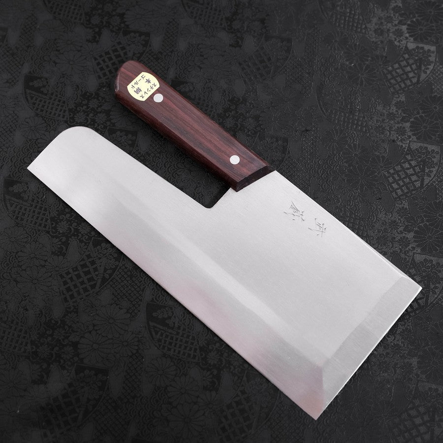 麺切り|蕎麦切り モリブデン 磨き クルミ柄 300mm – MUSASHI