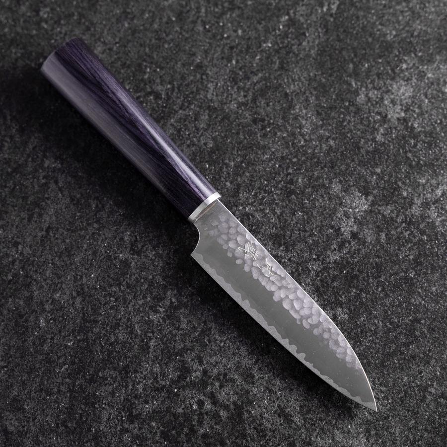 ペティナイフ VG-10 槌目 紫柄 120mm – MUSASHI