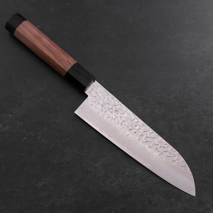 산토쿠 VG-10 츠치메 다마스커스 호두나무 손잡이 165mm – MUSASHI