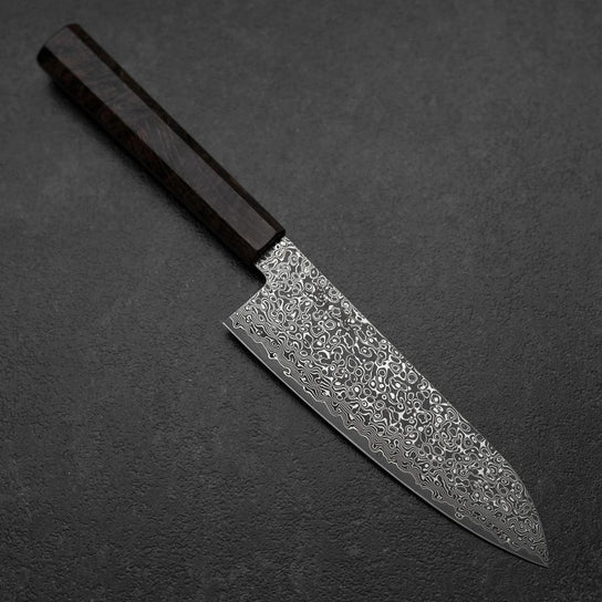 Santoku VG-10 Damascus Brown Birch Handle 165mm (6.5”)