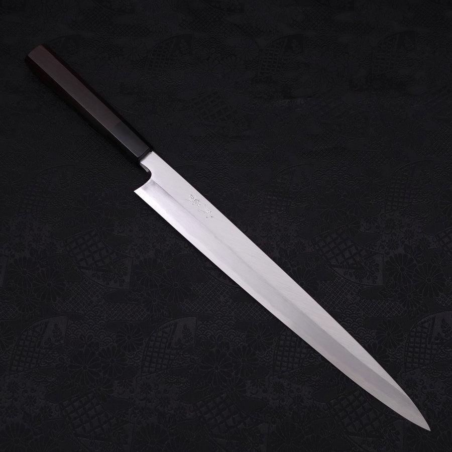 柳刃青紙2號鋼霞黒檀水牛柄300mm – MUSASHI