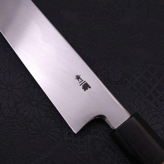 柳刃 青紙2號鋼 霞 胡桃木柄 300mm