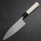 Aideba White Steel #2 Kasumi Buffalo Magnolia Handle 165mm (6.5”)-[Musashi]-[Japanese-Kitchen-Knives]