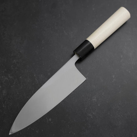 Aideba White Steel #2 Kasumi Buffalo Magnolia Handle 165mm (6.5”)-[Musashi]-[Japanese-Kitchen-Knives]