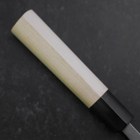 Aideba White Steel #2 Kasumi Buffalo Magnolia Handle 165mm (6.5”)-[Musashi]-[Japanese-Kitchen-Knives]