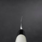 Aideba White Steel #2 Kasumi Buffalo Magnolia Handle 180mm (7”)-[Musashi]-[Japanese-Kitchen-Knives]