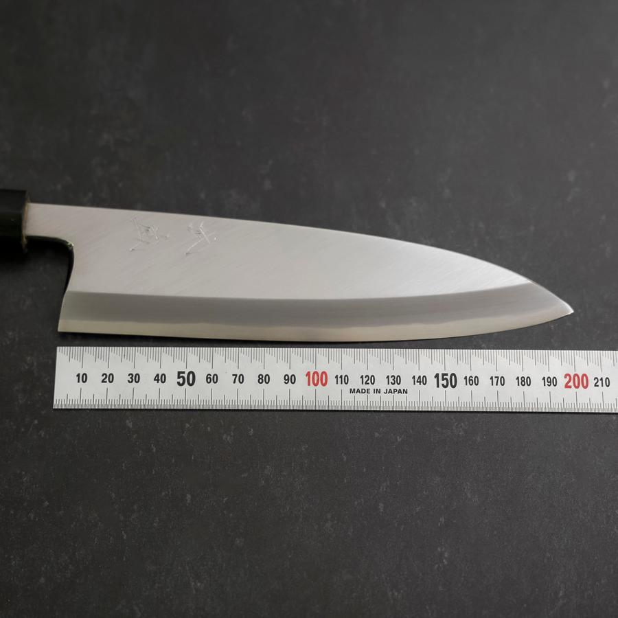 出刃 白紙2号 霞 水牛朴木柄 180mm – MUSASHI