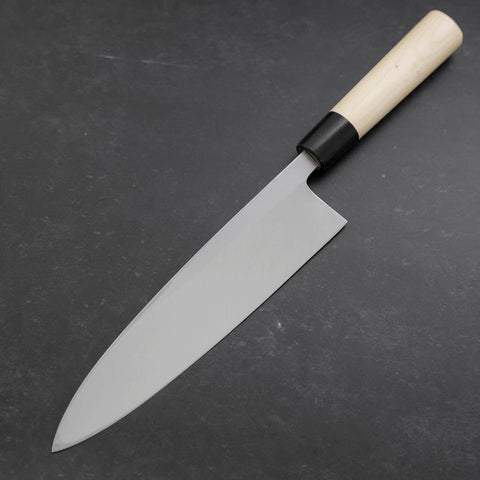 Aideba White Steel #2 Kasumi Buffalo Magnolia Handle 225mm (8.8”)-[Musashi]-[Japanese-Kitchen-Knives]