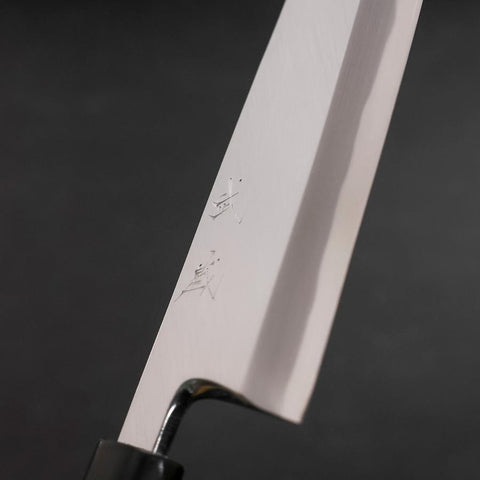 Aideba White Steel #2 Kasumi Buffalo Magnolia Handle 225mm (8.8”)-[Musashi]-[Japanese-Kitchen-Knives]