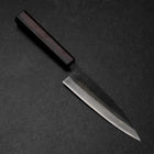Ajikiri Blue Steel #1 Kurouchi Purple Urushi Handle 145mm-[Musashi]-[Japanese-Kitchen-Knives]