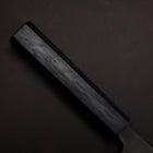 Ajikiri Blue Steel #2 Kurouchi Blue Urushi Handle 105mm-[Musashi]-[Japanese-Kitchen-Knives]