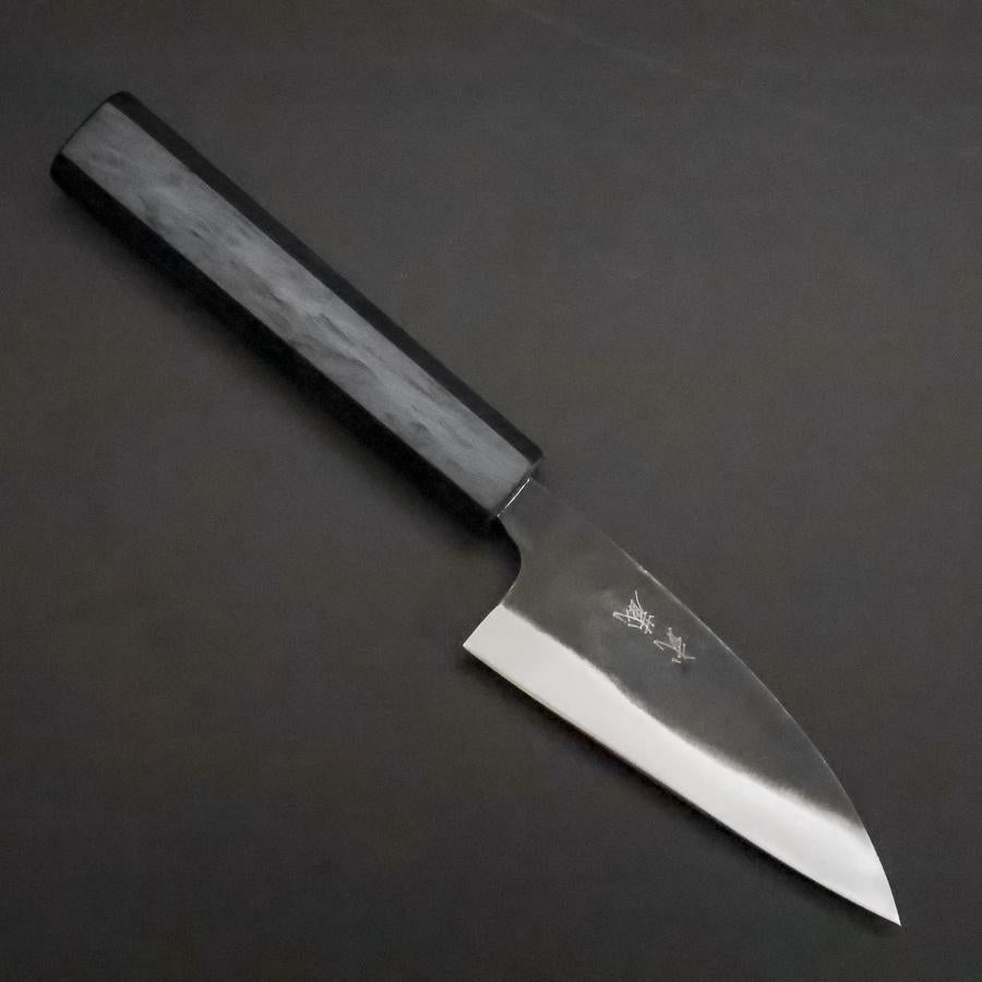 Ajikiri Blue Steel #2 Kurouchi Blue Urushi Handle 105mm – MUSASHI
