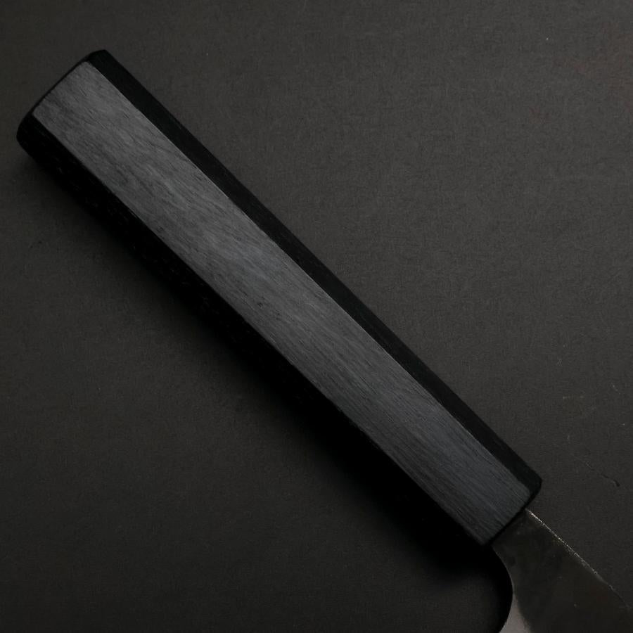 Ajikiri Blue Steel #2 Kurouchi Dark Blue Urushi Handle 145mm (5.7