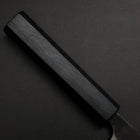 Ajikiri Blue Steel #2 Kurouchi Dark Blue Urushi Handle 145mm (5.7”)-[Musashi]-[Japanese-Kitchen-Knives]
