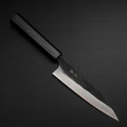 Ajikiri Blue Steel #2 Kurouchi Dark Blue Urushi Handle 145mm-[Musashi]-[Japanese-Kitchen-Knives]