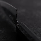 Ajikiri White Steel #2 Kurouchi Black Ishime Urushi Handle 105mm-[Musashi]-[Japanese-Kitchen-Knives]