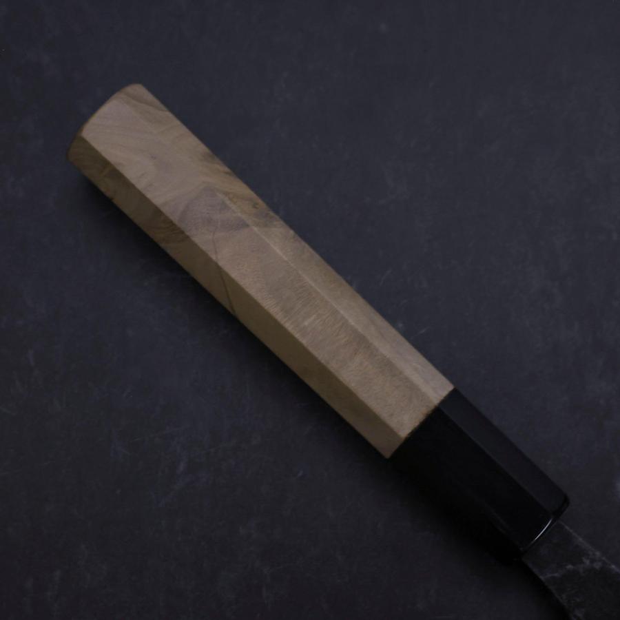 KICHI ページ Ajikiri White Steel #2 Kurouchi Buffalo Magnolia Handle 105mm (4.1