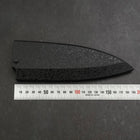 Black-Ishime Saya Sheath for Deba with Pin, 150mm (5.9”)-[Musashi]-[Japanese-Kitchen-Knives]