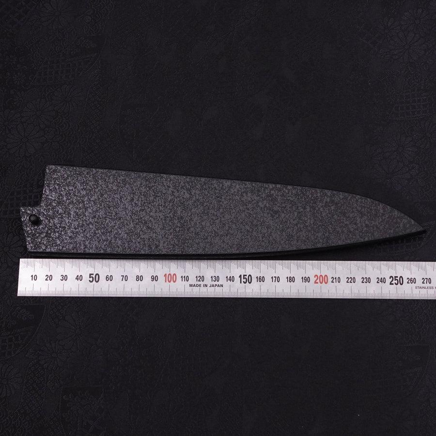 Black-Ishime Saya Sheath for Gyuto with Pin, 210mm-[Musashi]-[Japanese-Kitchen-Knives]