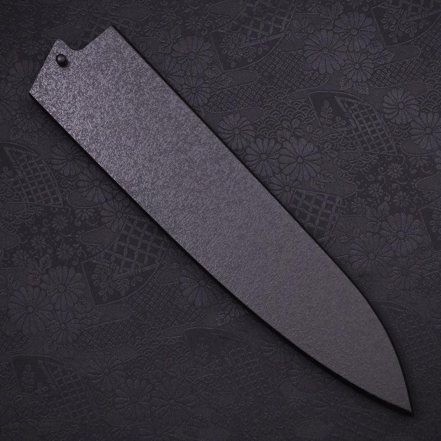 Black-Ishime Saya Sheath for Gyuto with Pin, 240mm-[Musashi]-[Japanese-Kitchen-Knives]