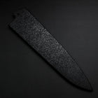 Black-Ishime Saya Sheath for Gyuto with Pin, 270mm (10.6”)-[Musashi]-[Japanese-Kitchen-Knives]
