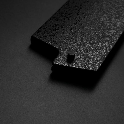 Black-Ishime Saya Sheath for Gyuto with Pin, 270mm (10.6”)-[Musashi]-[Japanese-Kitchen-Knives]