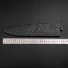 Black-Ishime Saya Sheath for Gyuto with Pin, 270mm (10.6”)-[Musashi]-[Japanese-Kitchen-Knives]