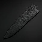 Black-Ishime Saya Sheath for Gyuto with Pin, 270mm (10.6”)-[Musashi]-[Japanese-Kitchen-Knives]