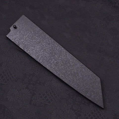 Black-Ishime Saya Sheath for Kiritsuke/Bunka with Pin, 210mm (8.3”)-[Musashi]-[Japanese-Kitchen-Knives]
