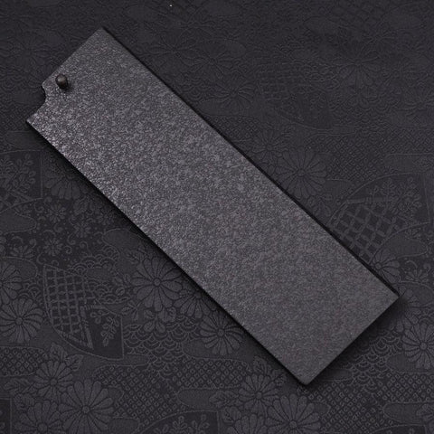 Black-Ishime Saya Sheath for Nakiri Knife with Pin, 165/180mm (7”)-[Musashi]-[Japanese-Kitchen-Knives]