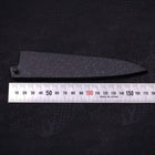 Black-Ishime Saya Sheath for Petty Knife with Pin, 135mm (5.3”)-[Musashi]-[Japanese-Kitchen-Knives]