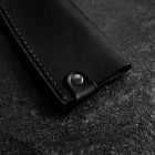 Black Leather Sheath for Gyuto / Kiritsuke Knife 210mm (8.3”)-[Musashi]-[Japanese-Kitchen-Knives]