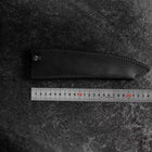 Black Leather Sheath for Gyuto / Kiritsuke Knife 210mm (8.3”)-[Musashi]-[Japanese-Kitchen-Knives]