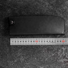 Black Leather Sheath for Nakiri Knife 180mm (7”)-[Musashi]-[Japanese-Kitchen-Knives]
