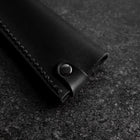 Black Leather Sheath for Petty Knife 150mm (5.9”)-[Musashi]-[Japanese-Kitchen-Knives]
