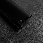 Black Leather Sheath for Sujihiki Knife 270mm (10.6”)-[Musashi]-[Japanese-Kitchen-Knives]