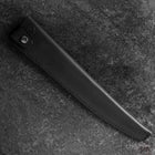 Black Leather Sheath for Sujihiki Knife 270mm (10.6”)-[Musashi]-[Japanese-Kitchen-Knives]