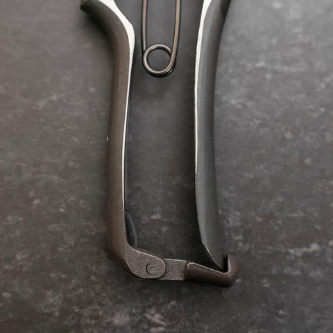Black Musashi Pruning Shears / Garden Scissors A Type Damascus Forged Handmade 200mm (7.9”)-[Musashi]-[Japanese-Kitchen-Knives]